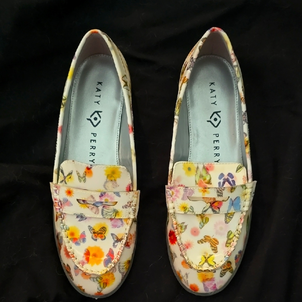 Katy Perry Geli Women's Floral Loafers - Multicolor Sz 7